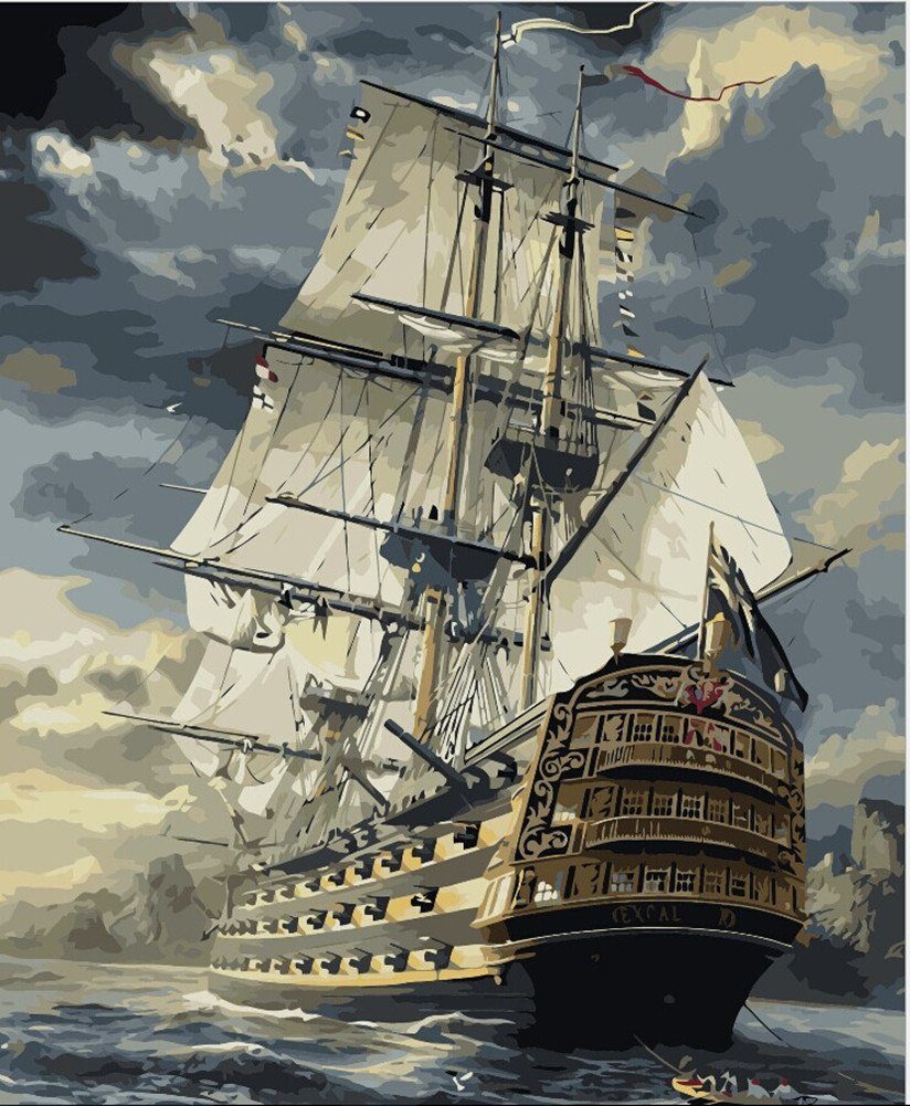 Storm Voyager paint by numbers kit