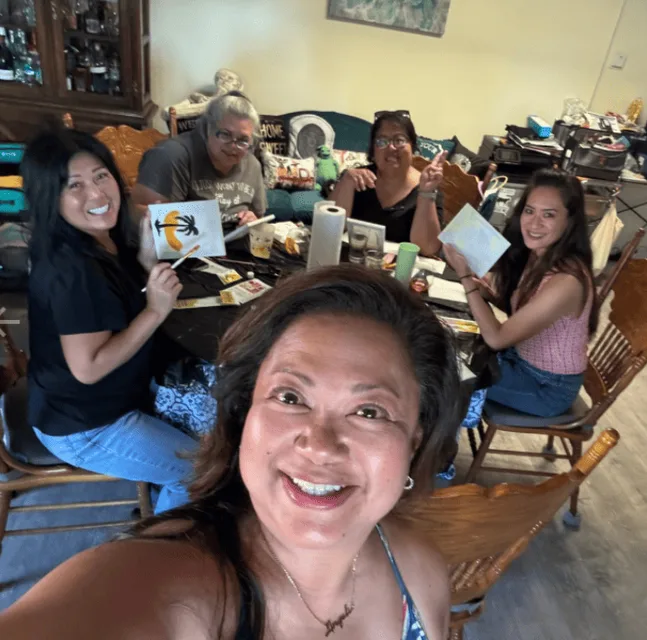 Paint-by-numbers community photo