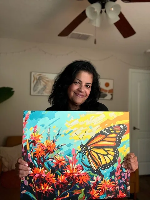 Paint-by-numbers community photo