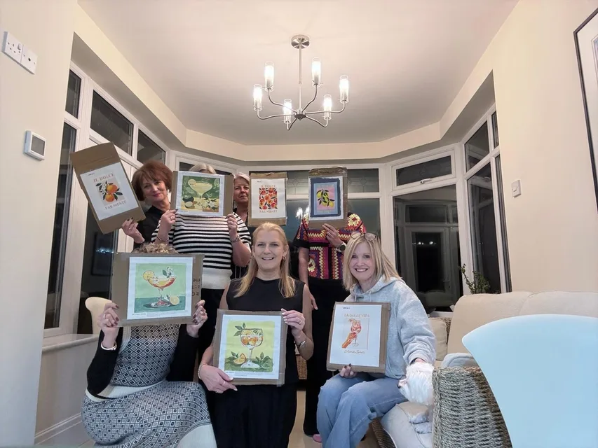 Paint-by-numbers community photo