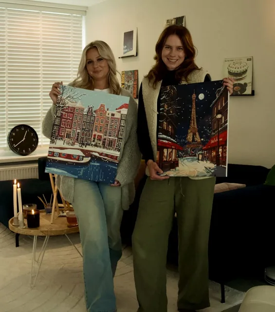 Paint-by-numbers community photo