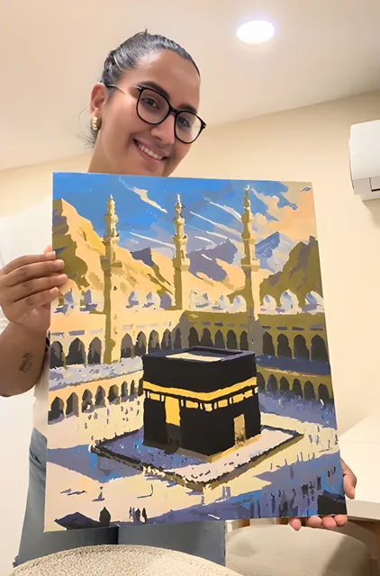 Paint-by-numbers community photo