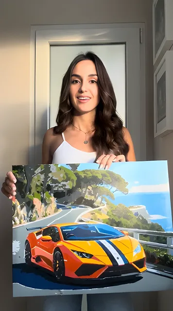Paint-by-numbers community photo